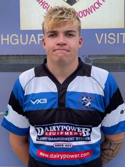 Osian Rowe - scored a vital try for Fishguard and Goodwick Osian Rowe - scored a vital try for Fishguard and Goodwick